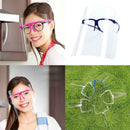 10 Pieces Full Face Shield Protector Goggles Visor Cap Anti Splash Saliva