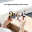 Type-C USB-C Male to Female Adapter Charging Data USB3.1 Converter Extender