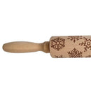 Wood Christmas Gift Embossed Rolling Pins Embossing Baking Cookies Tool