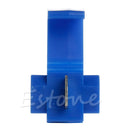 Blue 10Pcs Lock Wire Connectors Cable Quick Splice Crimp Terminals Electrical