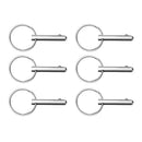 6pcs Durable Stainless Steel Boat Bimini Top Deck Hinge Quick Release Ball Pins