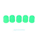 100pcs Plastic Car Truck Bike Tire Tyre Wheel Valve Stems Caps Dust Cover Green