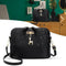 Shell Shoulder Handbag Women Shining Sequins PU Leather Messenger Bag/Black