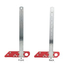 26cm Scribe Tool Home Center Line Round Heart Woodworking Ruler 45 Degree Angle