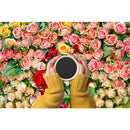 Flowers Pattern Background Cloth Tablecloth Photography Props for Photo Studio