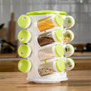 1X(Spice Jar Pepper Shaker Box Seasoning Cans Pepper Salt Cruet Plastic Bot