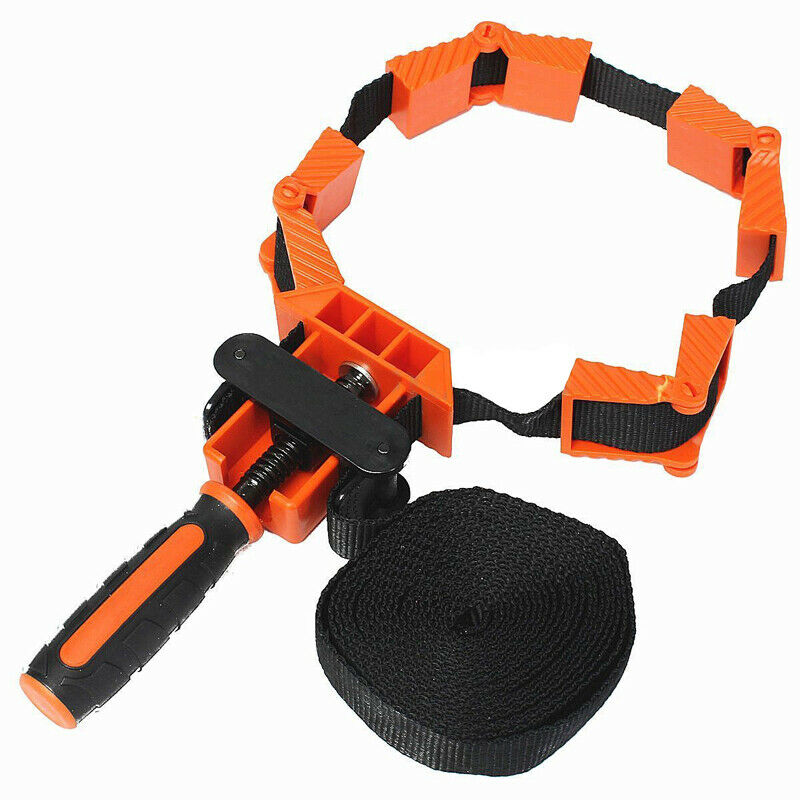 Woodworker Photo Frame with Strap Clamp Holder Miter Vise Ratchet Angle Cla W7F8