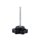 M4 x 30 mm Male Thread 25mm Star Head Bolt On Self-tapping Screw Handle 5 P K6P2