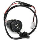 12V Dual Usb Car Cigarette Lighter Socket Splitter Charger Plug Adapter Pow