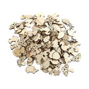 50pcs Empty Christmas Tree To Paint Hanging Wood Slices For Kids