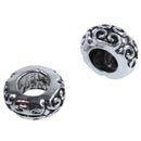 10Pcs Pattern Stoppers Rubber Bead Fit Charm Bracelet F1W5