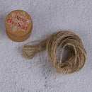 100PCS Merry Christmas Kraft Paper Gift Tags with Jute Twine DIY Crafts TaYT TEU