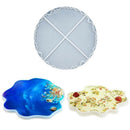 3 Pieces Silicone Coasters Mold Irregular Coaster Molds Epoxy Casting Mold  O2Q2
