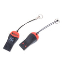 2Pcs Memory Card Reader Adapters To USB 2.0 Adapter For Mini SD SDHC SDXC LJ