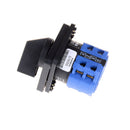 Latching 4 Terminal On-Off-On 3 Position Rotary Changeover Cam SwitME