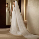 Elegant Wedding Accessories 3 Meters 2 Layer Wedding Veil Simple Bridal Vei