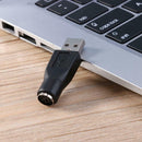 2pcs PS/2 Female to USB Male Adapter Converter Splitter Connector for PC