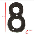 3 &8 Heavy Duty Wrought Iron House Address Number Digits for Door Sign