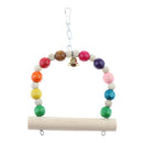 Bird Parrot Toys Hanging Bell Pet Bird Cage Hammock