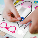 4Sheets Make A U nicorn Stickers For Kids Great Theme Birthday Party FavorsSEAU