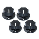 4 Pcs Black Guitar Tone Button Guitar Top Hat Knob for Electric Guitar