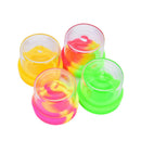 6ML Silicone Container Jar Glass Wax Oil Storage Lid Non-stick Mixed ColoW8 Hn