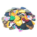 100 pcs Colorful guitar picks Personalized non-mainstream Celluloid Multi-size Z