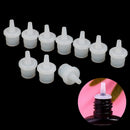 10pcs Eyelash Glue Replacement Bottle Mouth Head Convenient Extended Glue ToolME