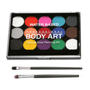 Non-Grease Face Paint Kit for Kids and Adults -15 Colors Face Painting Palette