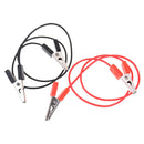 1Pair 40CM 5A Double Alligator Clip Clamp Test Booster Jumper Cable Red balck â„–[
