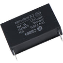 Black 12uF Generator Capacitor Generator CBB61 12uF 50/60Hz 350VAC Fan Mo 3C