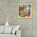 Santa Claus Studio Cross Stitch Needlework 14CT Stamped Embroidery (R231)