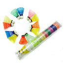 12 Pieces Badminton Balls Colorful Portable Shuttlecocks Supplies High Quality&k