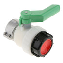 2Inch 1000L IBC Water Tank Screwable Ball Valve HDPE BSP DN50 Inlet Dia 62mm