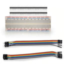 Electronics Component Basic Starter Kit With 830 Tie-Points Breadboard Cabl
