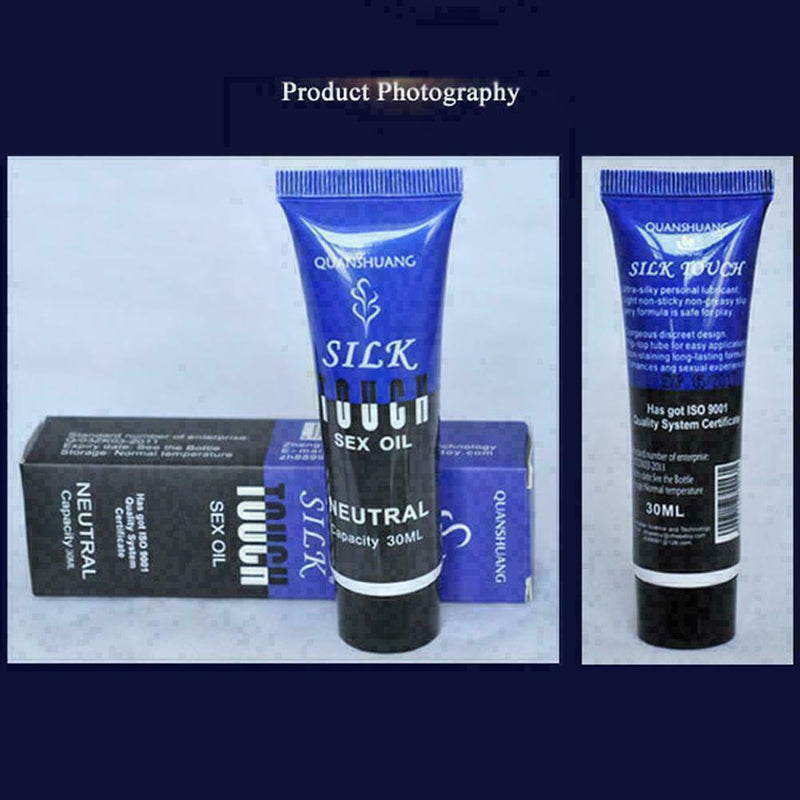 Liquid silk water based lubricant 30 ml analoil Intimate vaginal couple gel Y7D3