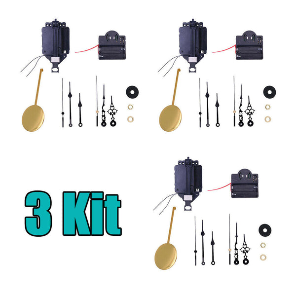 3x Pendulum Trigger Clock Music Box Movement DIY Kit Repair Parts Accessory