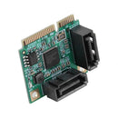 2 Ports Mini PCI-E PCI 3.0 Hard Drive Extension Card Express Express SATA
