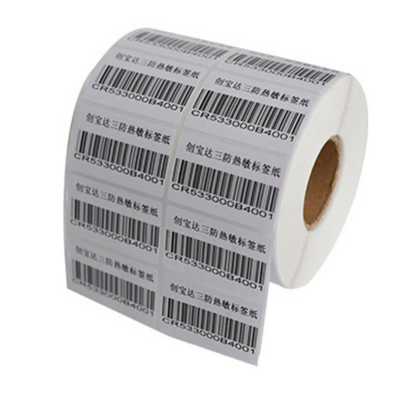 3000pcs 50x30mm Self  Supermarket Double Row Address Label Thermal Paper