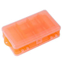 Portable Dual Layer 10 Slots PVC Plastic Fishing Tackle Accessory Tool Box