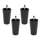 4x Plastic Replacement Furniture Legs Couch/Sofa/Table Leg Chair Feet Bed Risers