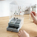 New Acrylic Jewelry Organizer Box for Necklace Display Storage Case Earring