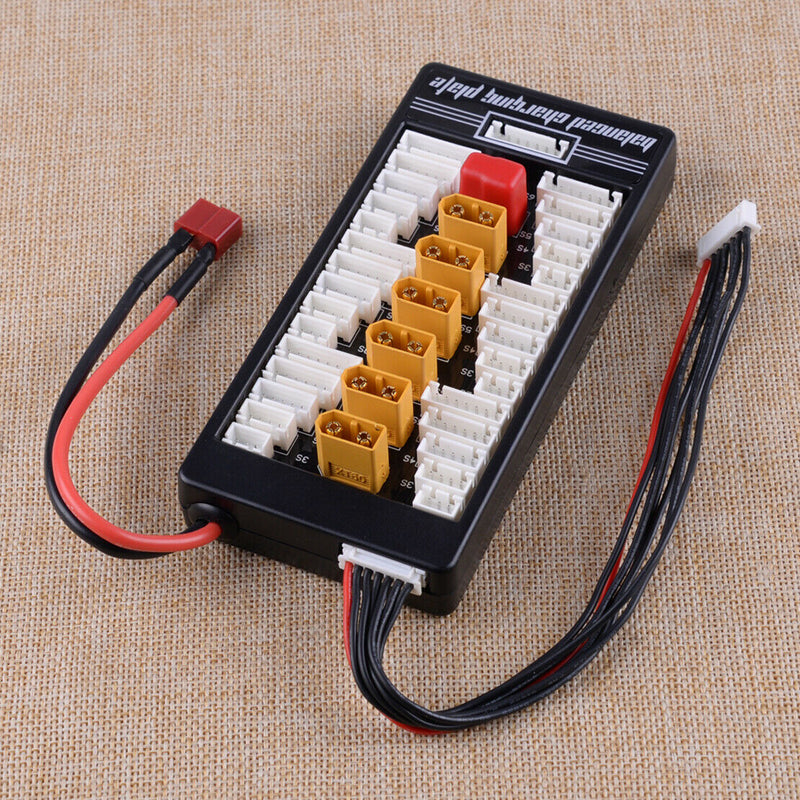 Parallel Charging Board Balance T Plug fit for Lipo 2S-6S XT60 Battery Charger