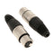 2 Pieces in 1 Package, 5 Pin XLR Plug Female Jack Mic Jack Plug Socket Connector
