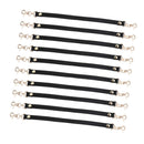 10Pcs PU Leather Replacement Strap for Bag Handbag Strap Purse Handle 30cm