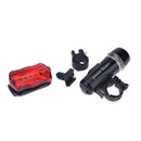 Outdoor 5 Led Bicycle Front Head light+Tail light Set Waterproof Lamp Flashlight