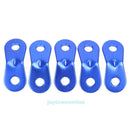 5pcs Quick Knot Anti Slip Aluminum Alloy Tent Wind Rope Buckle Accessory Camping