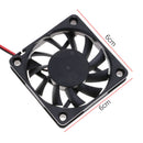 Hot 2X 60mm DC 12V 2 Pins PC Computer Desktop Case CPU Cooler Cooling Quiet Fan
