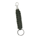 Outdoor Survival Kit Paracord Key Chain Rope Parachute string Lanyard Green