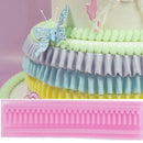 Skirt folds silicone mold fondant mould cake decorating tool chocolate mold Gw